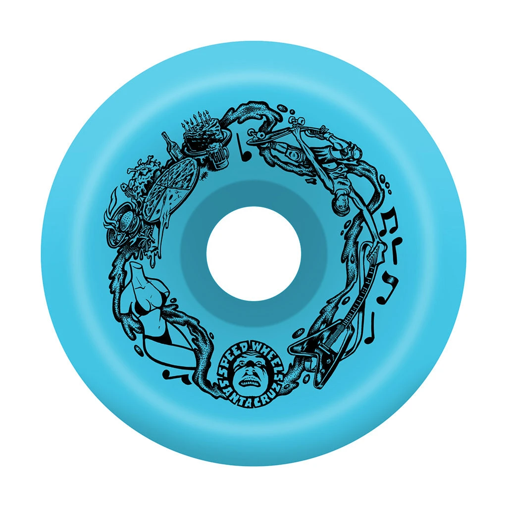 OJ Wheels Slimeballs 60mm Wheels - Blue - Image 2