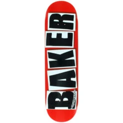 Baker Brand Logo Deck-8.38" Red/black