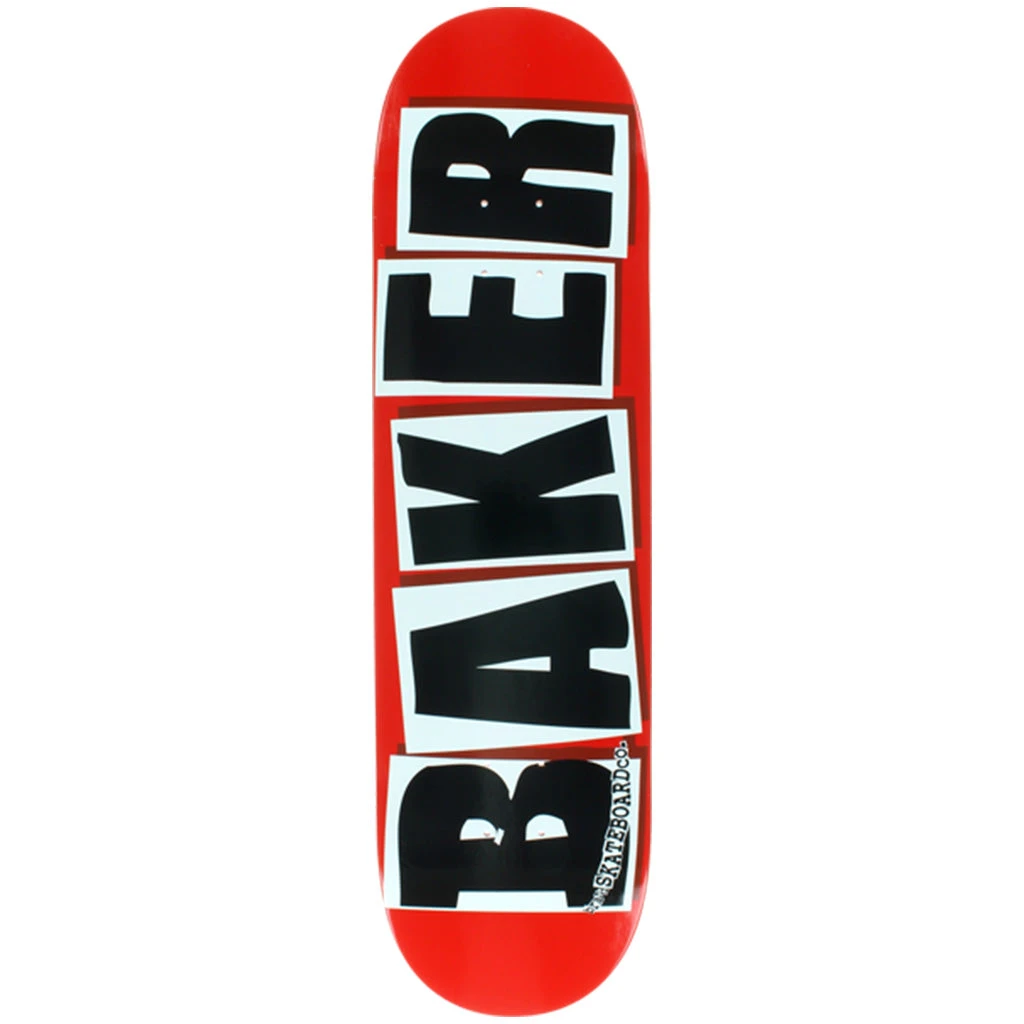 Baker Brand Logo Deck-8.38" Red/black