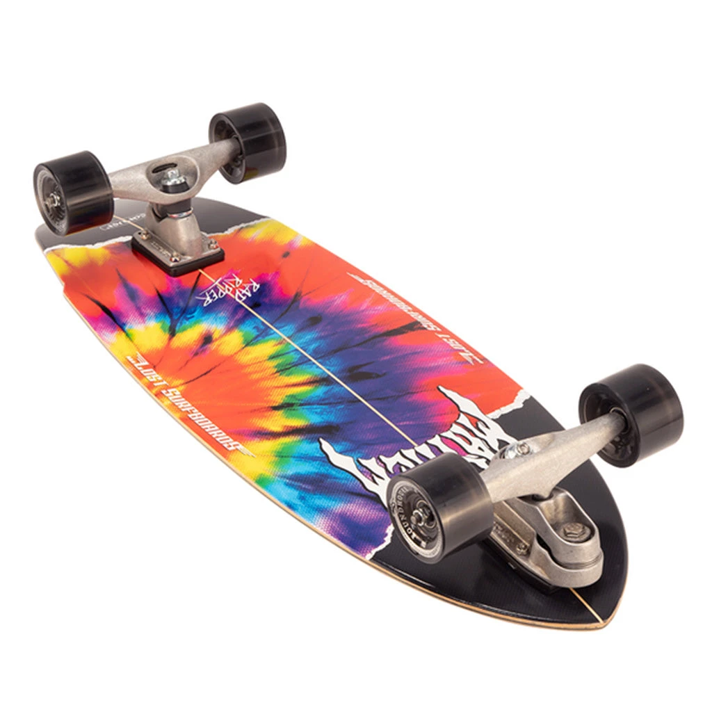 Carver Skateboards Lost Rad Ripper Tie Dye Surfskate C7 Raw Complete - (23)31.0" - Image 4