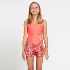 Volcom Girls Sea U Soon Boardie - Pistol Punch