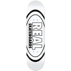 Real Classic Oval Deck-8.38" White