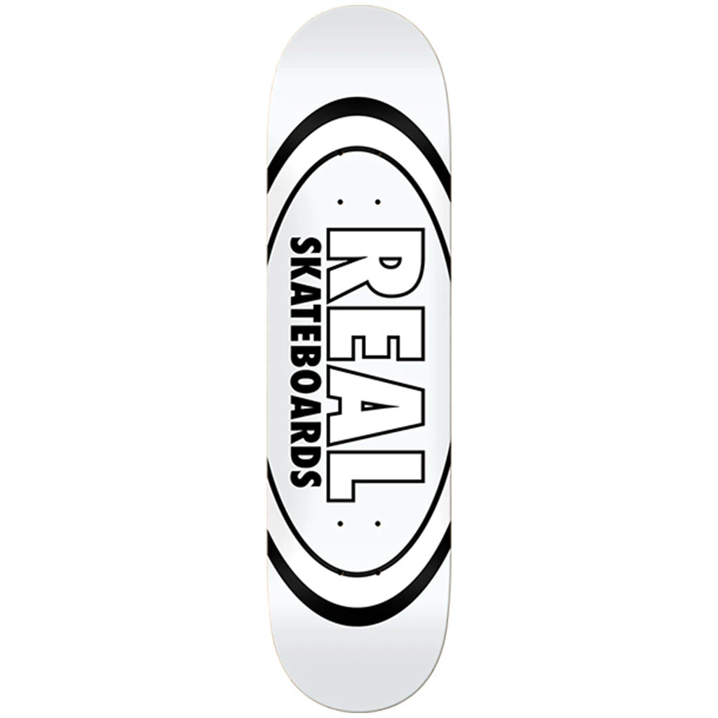 Real Classic Oval Deck-8.38" White