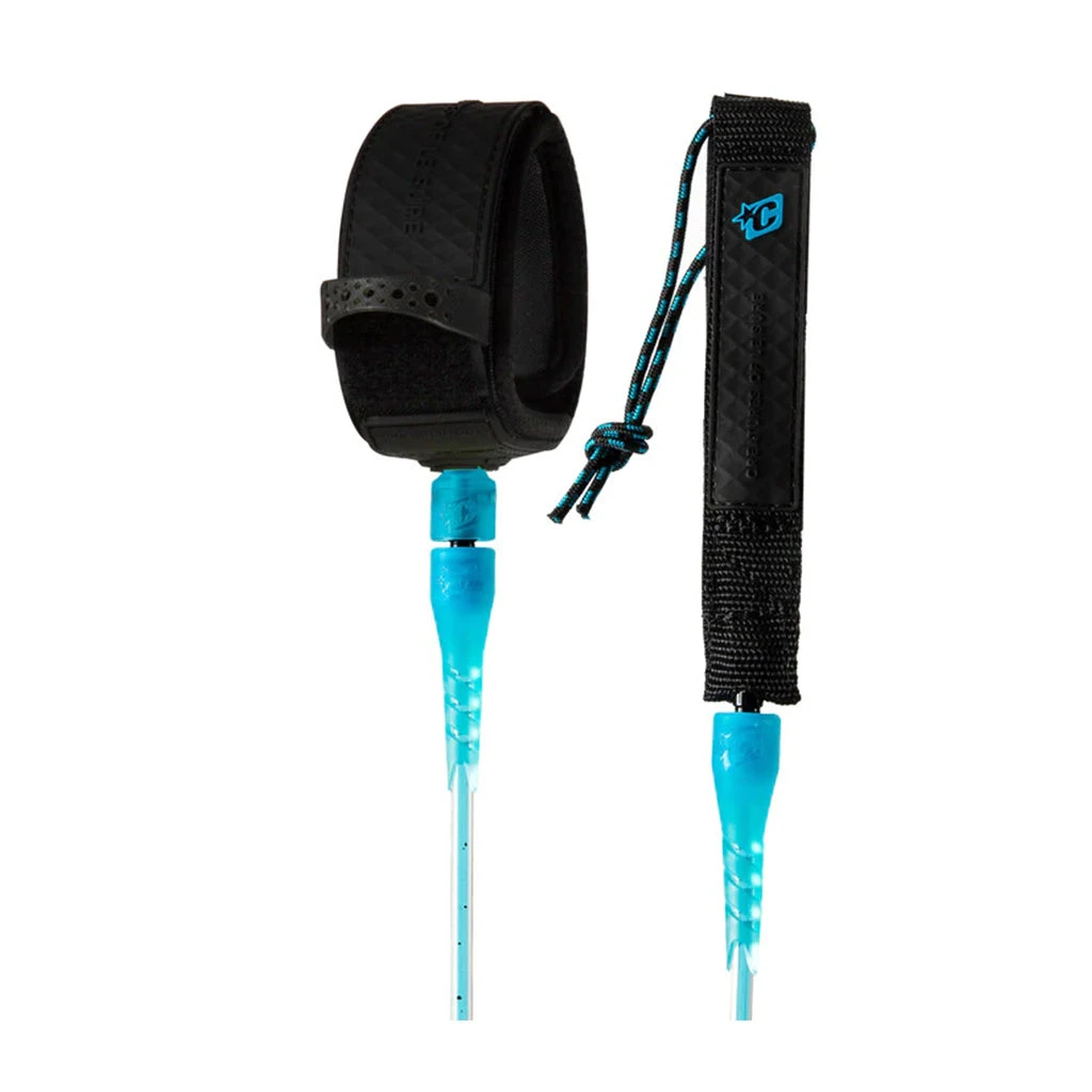 Creatures 6' Reliance Comp Leash - Cyan Speckle Black - Image 2
