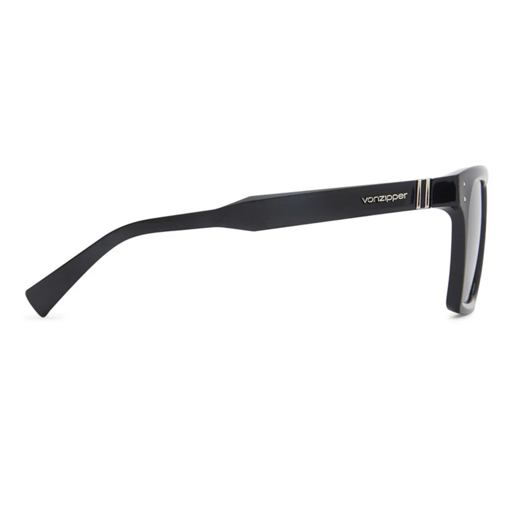 Von Zipper Television Sunglasses - Black Gloss/Grey - Image 3