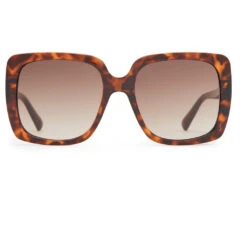 Dot Dash Sunglasses Veil - Tortoise/gradient