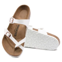 Birkenstock Womens Mayari Birko Flor Sandals - White