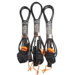 Stay Covered XXL .400 (10mm) Hand Tied Big Wave Surf Leash W/ Quick Release