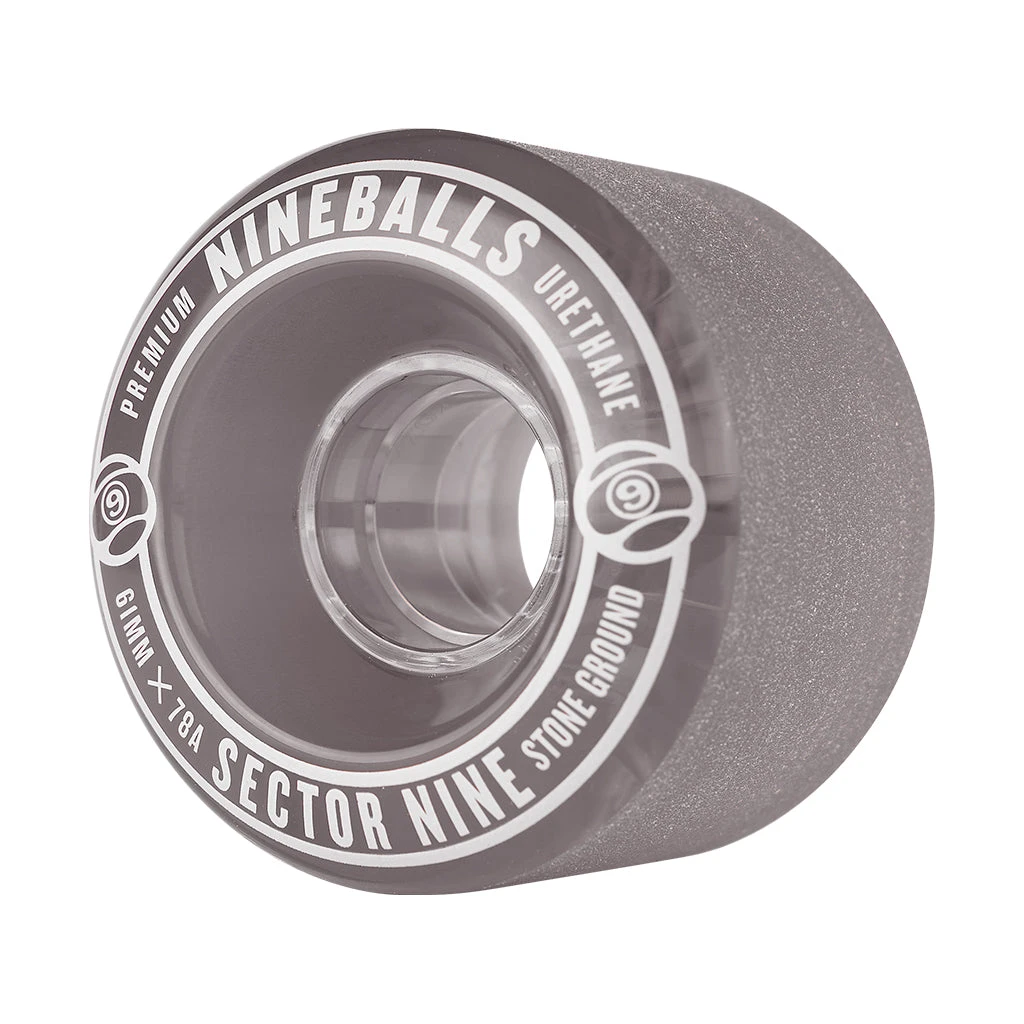 Sector 9 64mm 78A Nineballs Wheel Set - Smoke