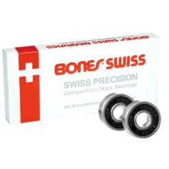 Bones Swiss Skateboard Bearings 8 Pack
