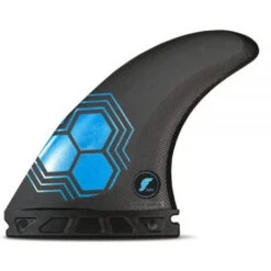 Futures Fins - Al Merrick Alpha Series AM1 Thruster Fin Set - Carbon/Blue