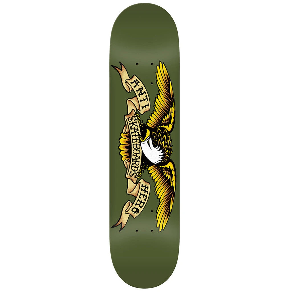 Anti Hero Classic Eagle 8.38" Deck - Green