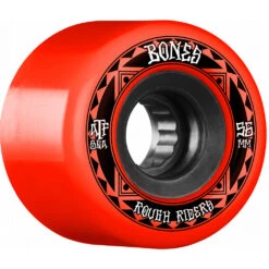 Bones ATF Rough Rider 56mm 80a Skateboard Wheels - Red