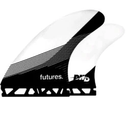 Futures Fins - DHD Honey Comb Tri Fin Set - Large - White/Black