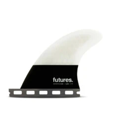 Futures Fins - QD2 3.75 Flat HC Quad Rear Fin Pair - Light Grey/Black