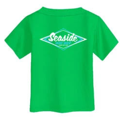 Seaside Surf Shop Toddler Vintage Logo Tee - Clover Green