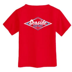 Seaside Surf Shop Youth Vintage Logo Tee - Red