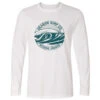 Seaside Surf Shop Mens Tube Sketch L/S Tee - White