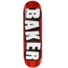 Baker Skateboards Brand Logo 8.125" Deck - Red/White
