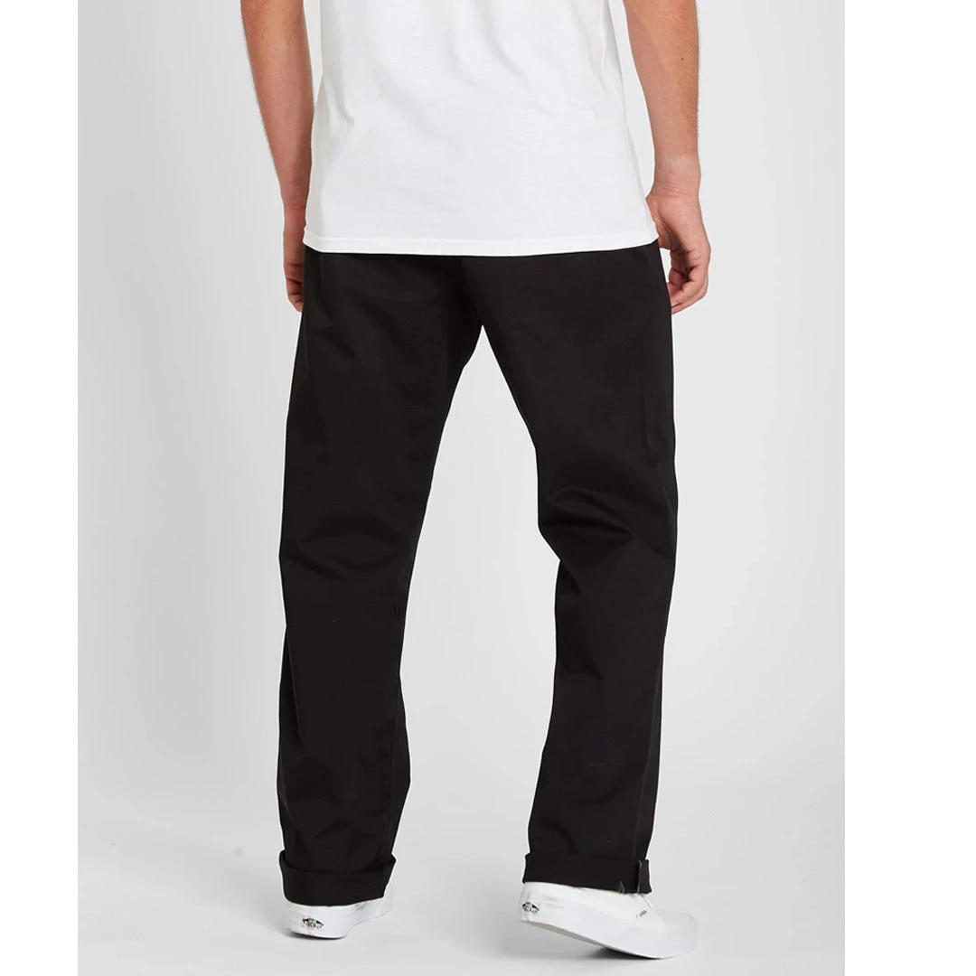 Volcom Mens Frickin Skate Chino Pant - Black - Image 3