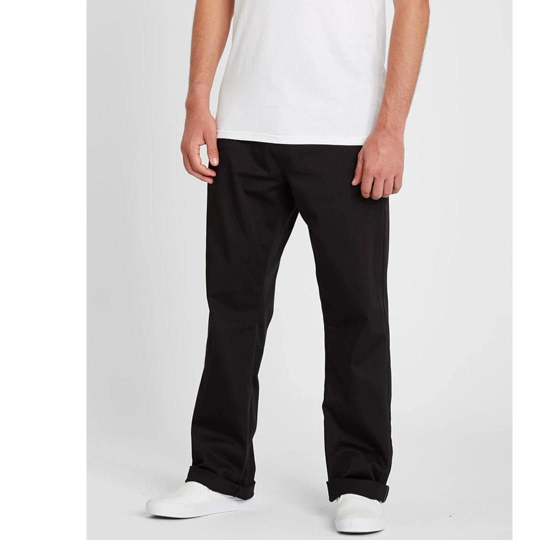 Volcom Mens Frickin Skate Chino Pant - Black - Image 2